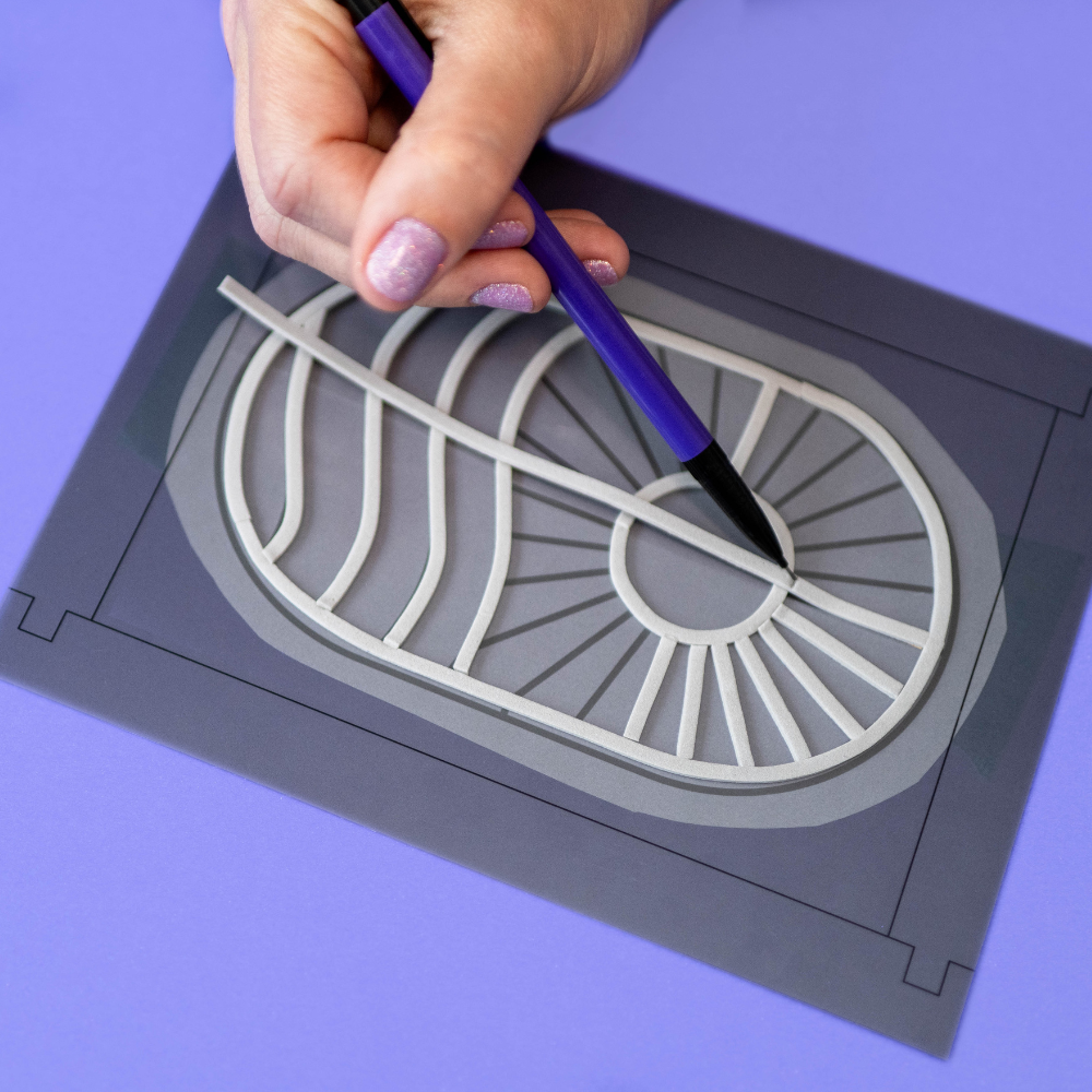 Cement Line Art Family-Style Craft Pack