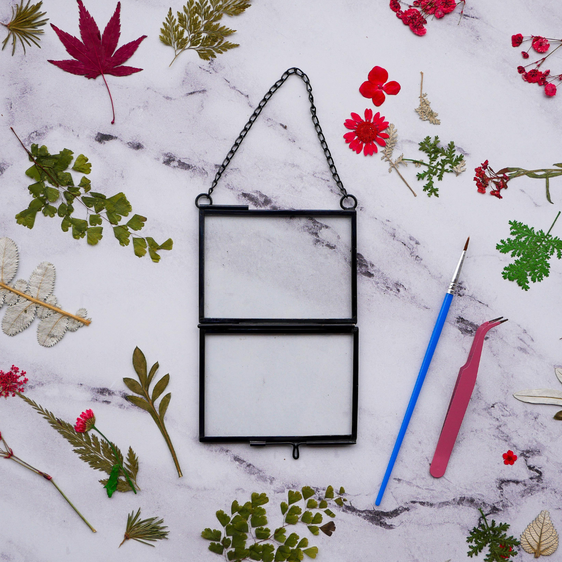 Virtual Holiday Pressed Flower Frame Craft Class