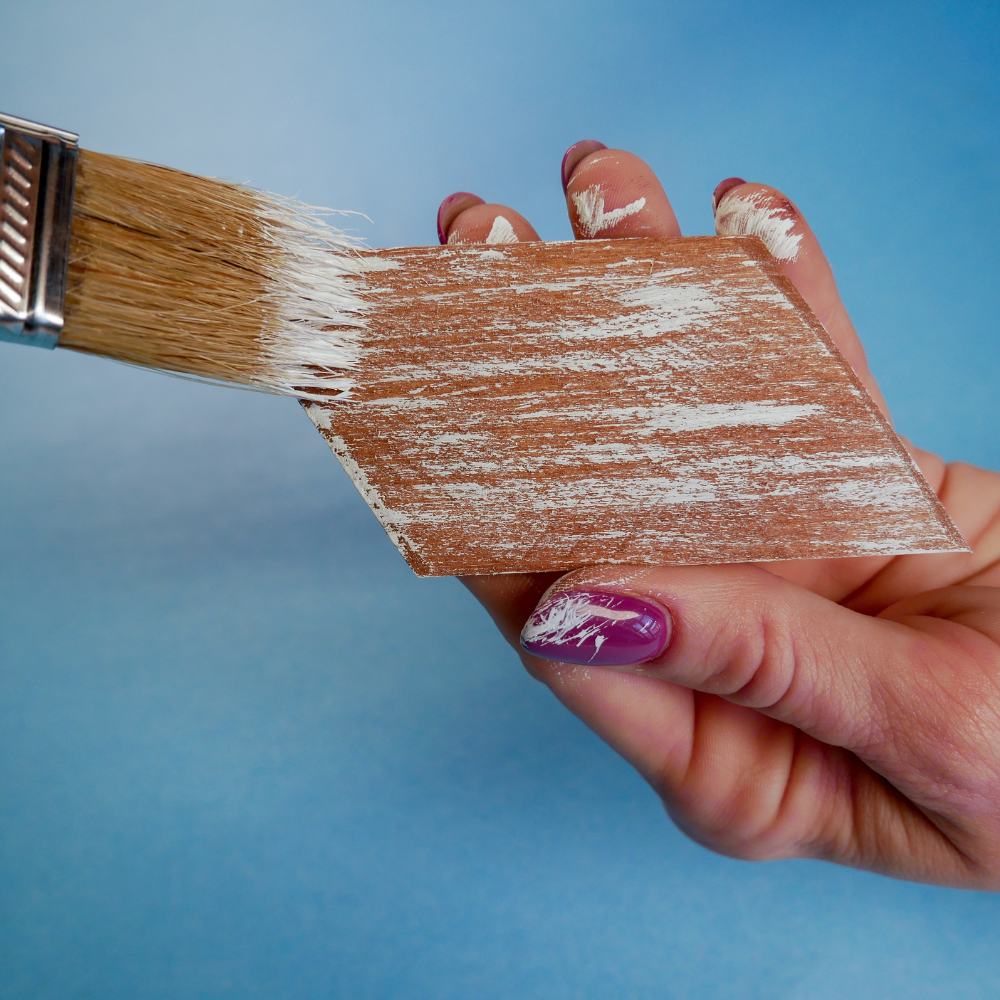 Chevron Wood Tray Kit