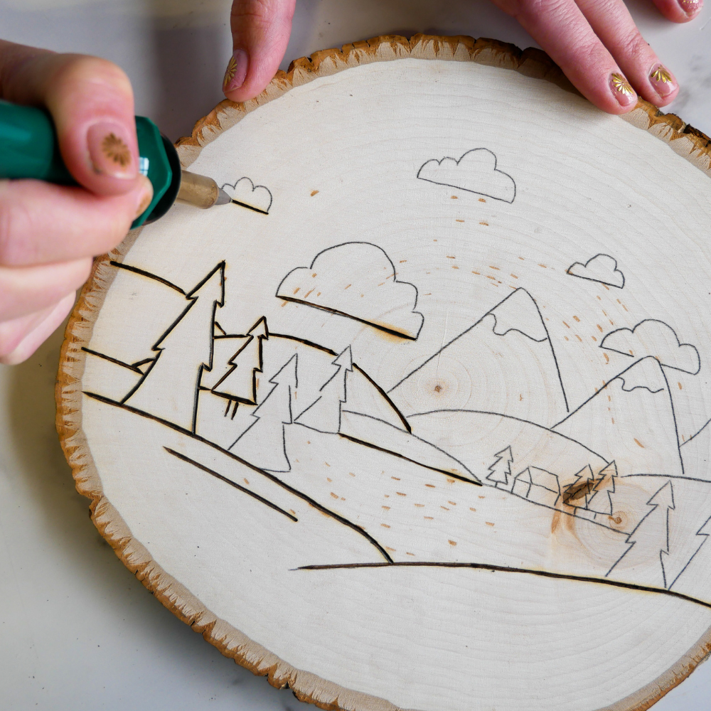 Virtual Holiday Wood Burning Class