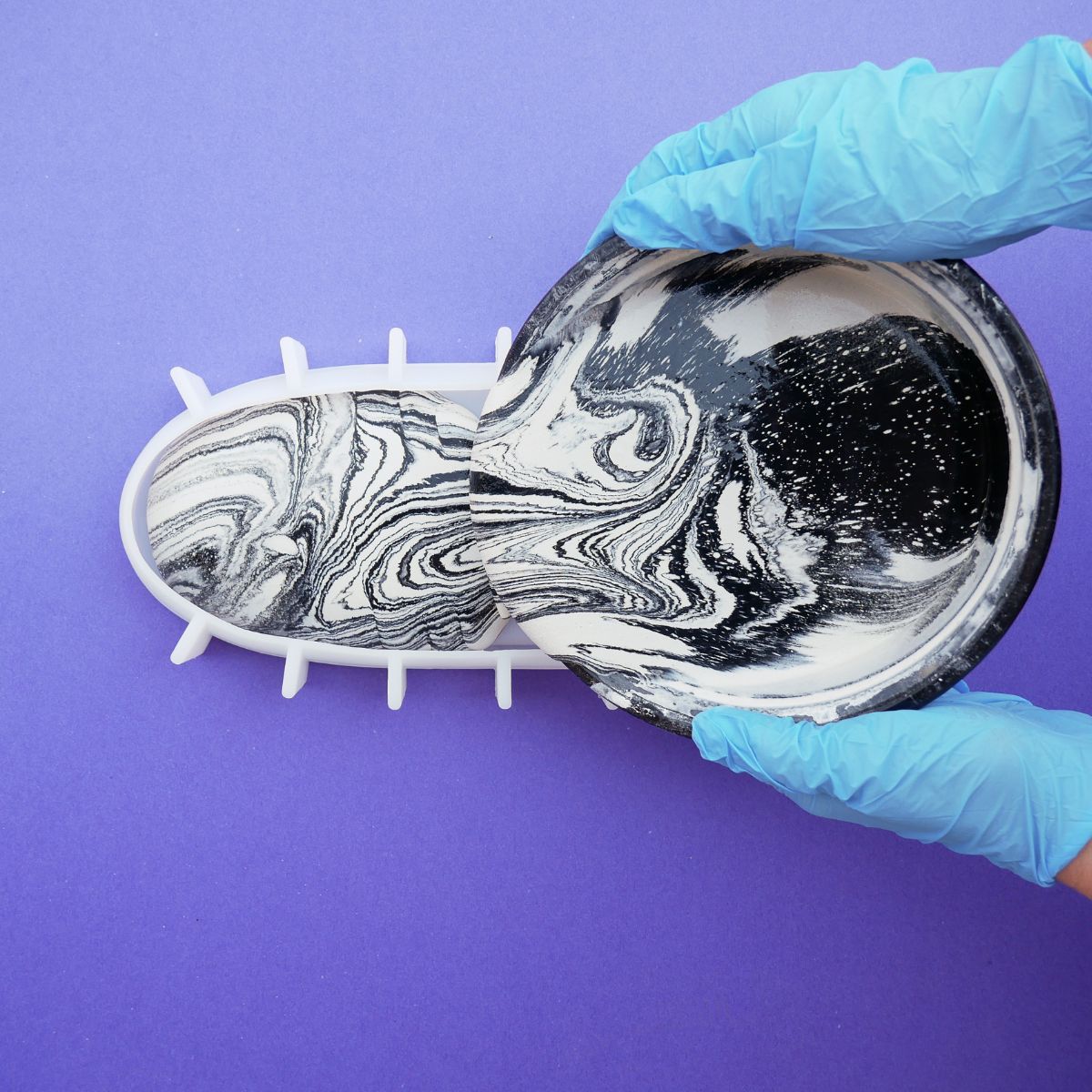 Marbled Bowl Sand Candle Kit