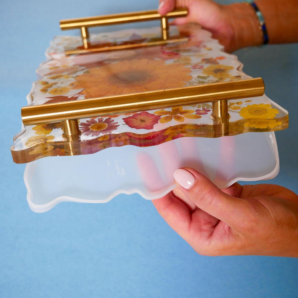 Fall Floral Resin Serving Tray Kit