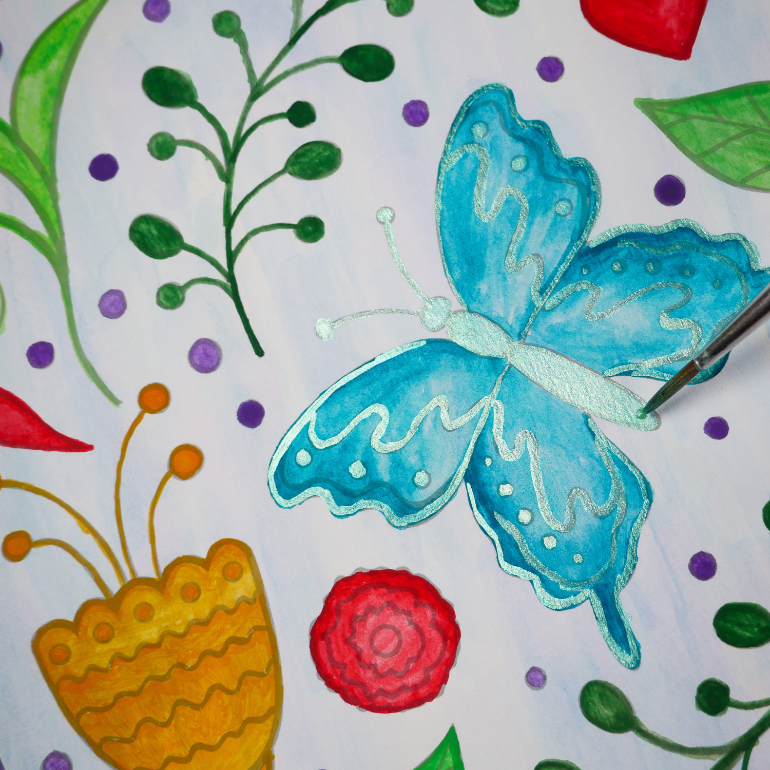 Watercolor Workbook Family-Style Craft Pack