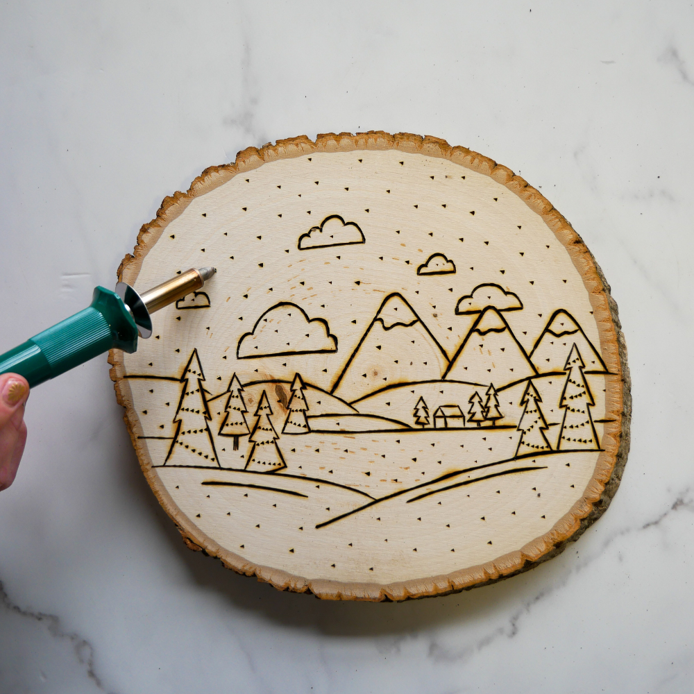 Virtual Holiday Wood Burning Class