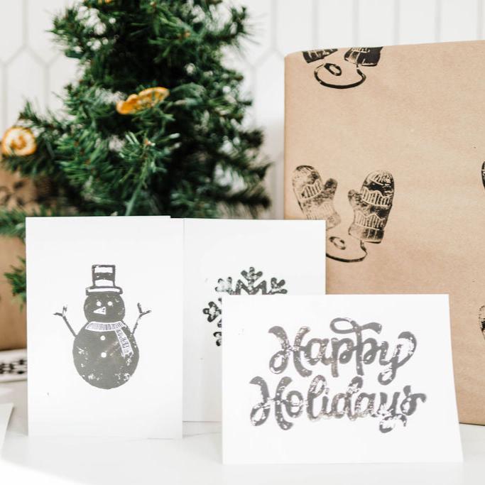 Holiday Linocut Printmaking Kit