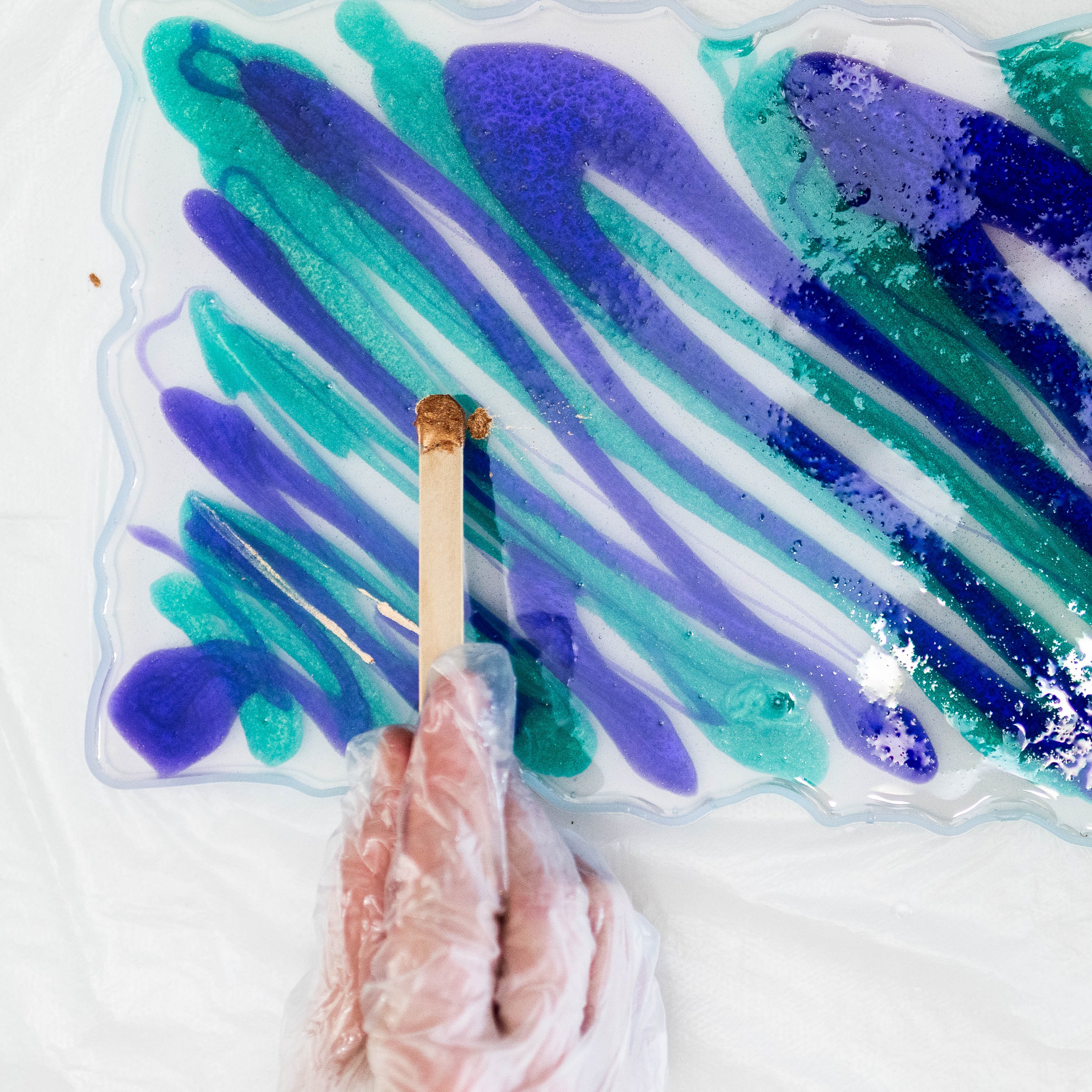 Virtual Resin Serving Tray Craft Class