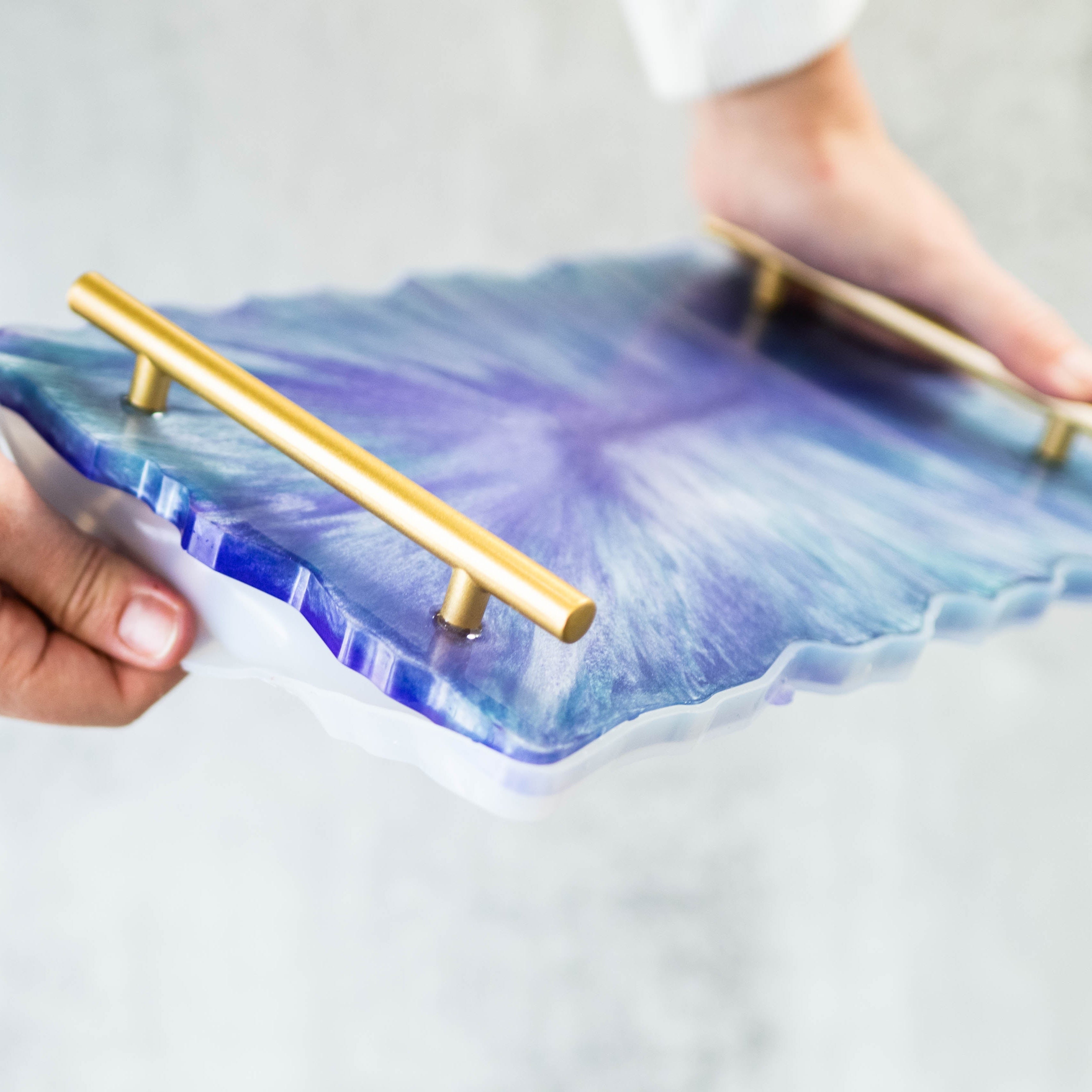 Virtual Resin Serving Tray Craft Class