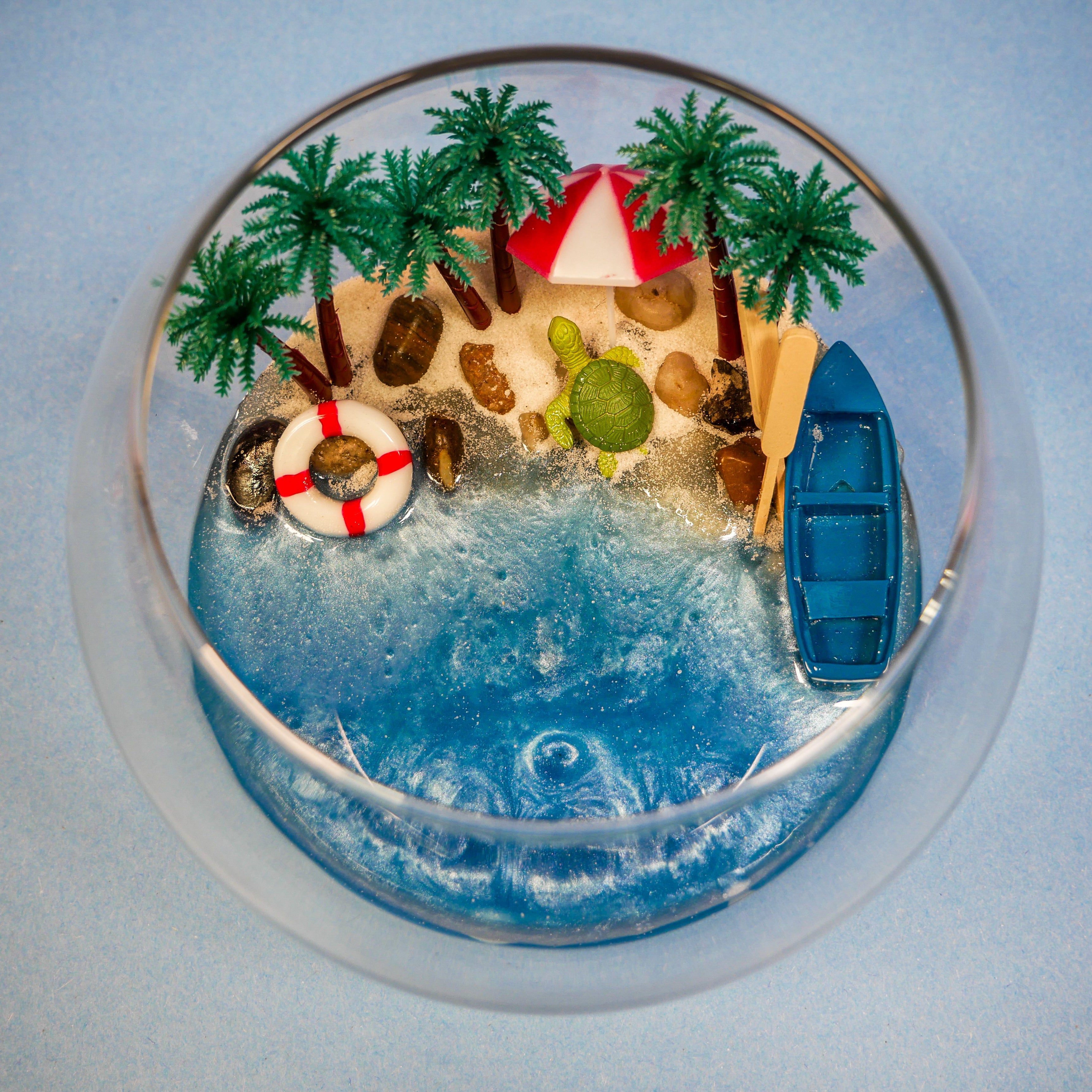 Virtual Beach Resin Terrarium Craft Class
