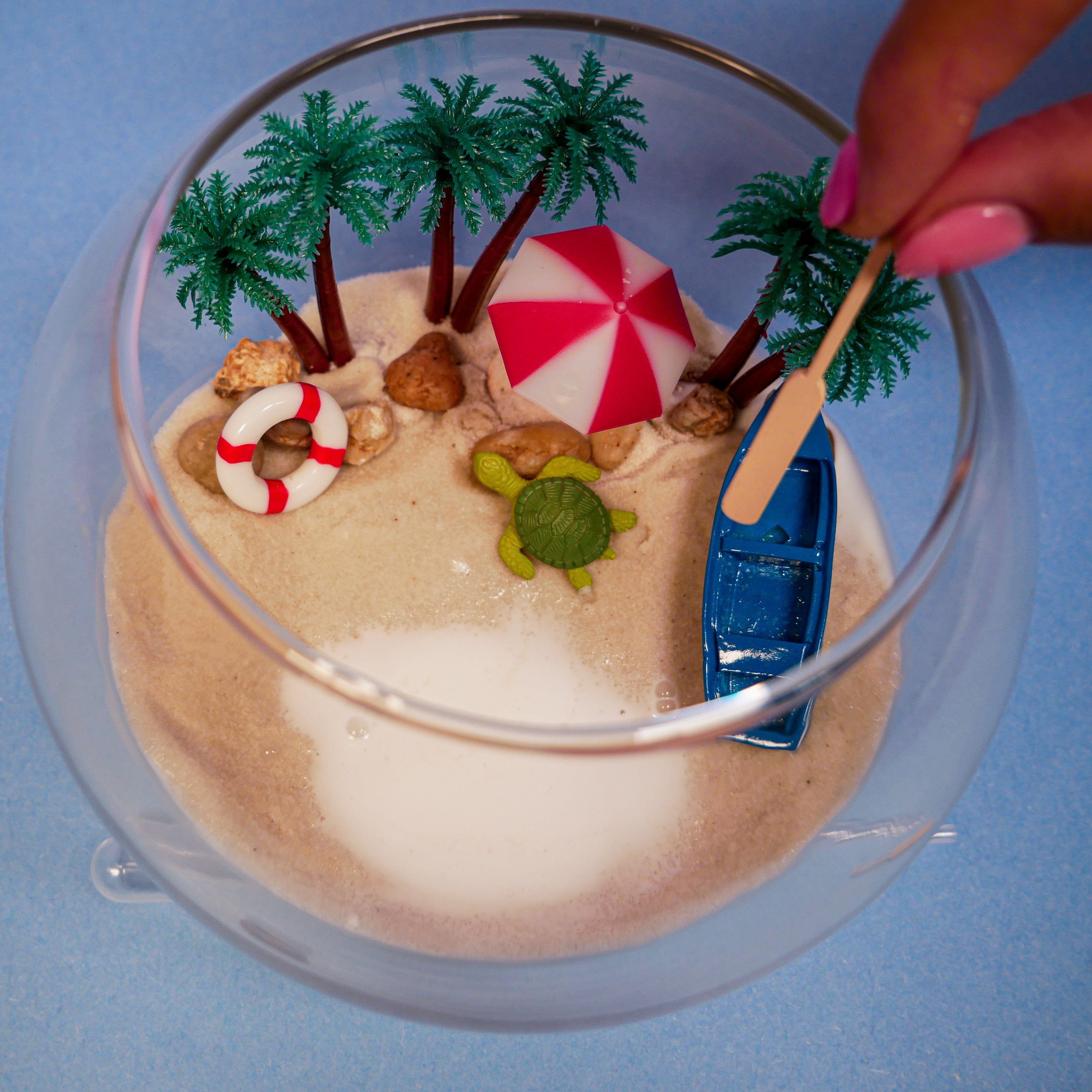 Virtual Beach Resin Terrarium Craft Class