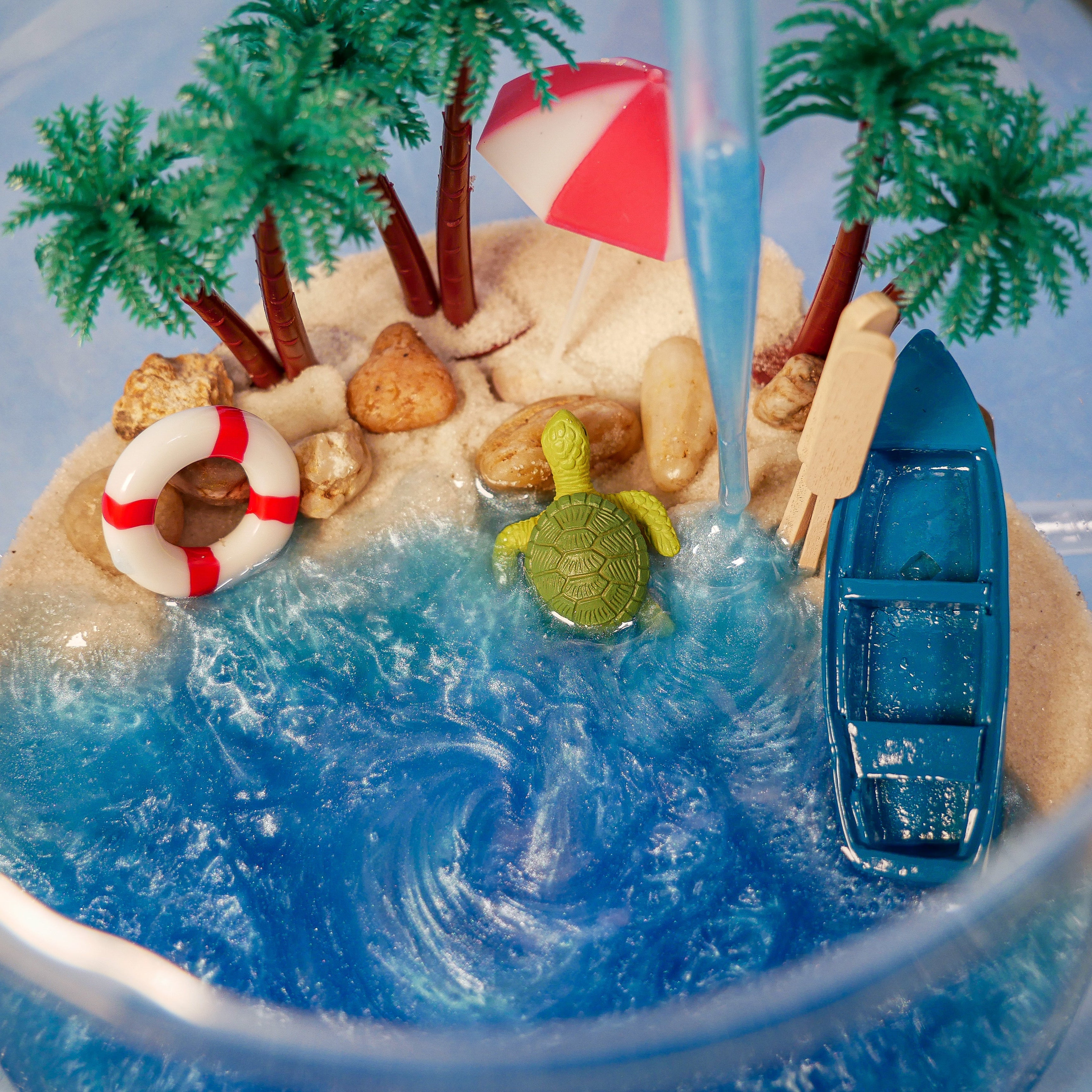 Virtual Beach Resin Terrarium Craft Class