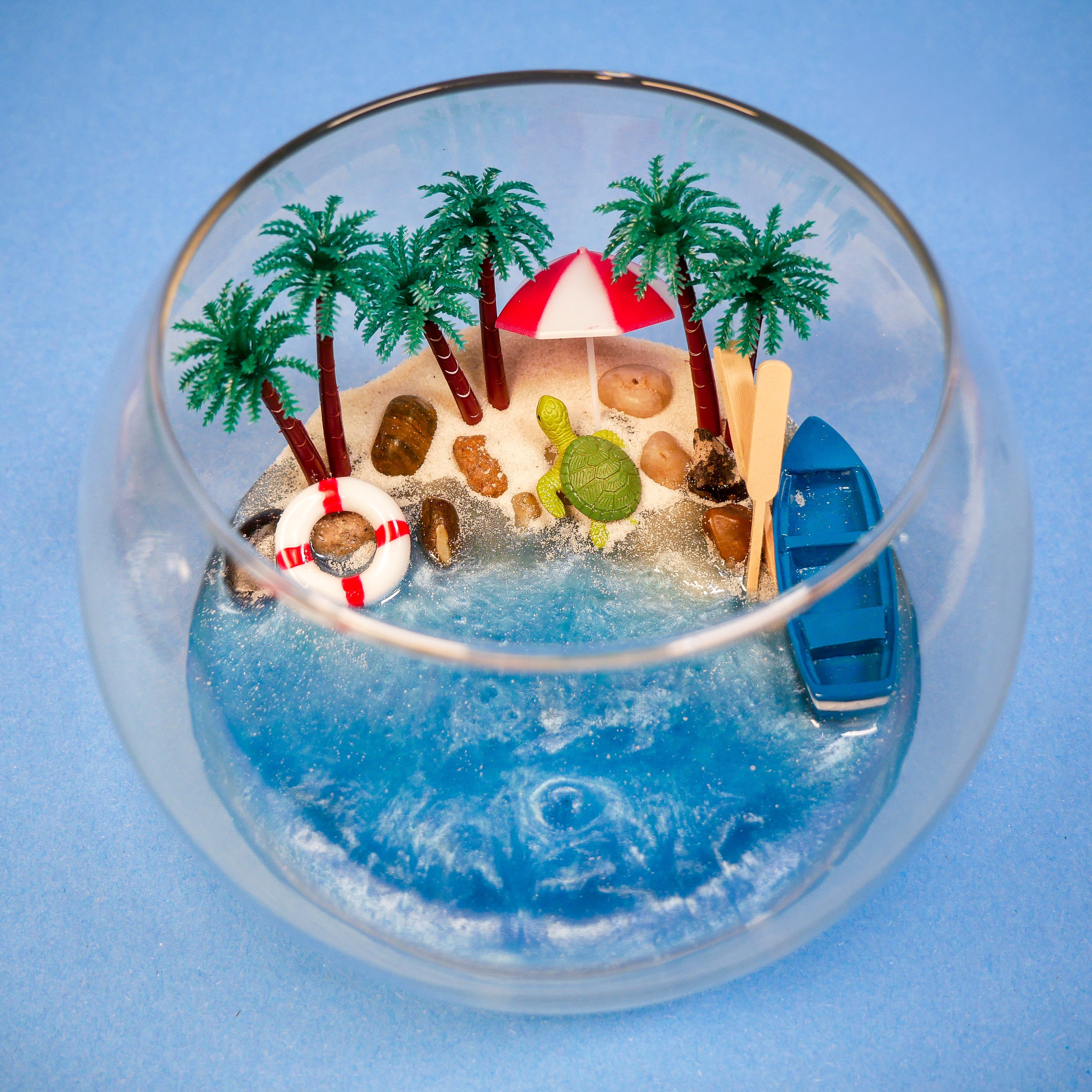 Virtual Beach Resin Terrarium Craft Class