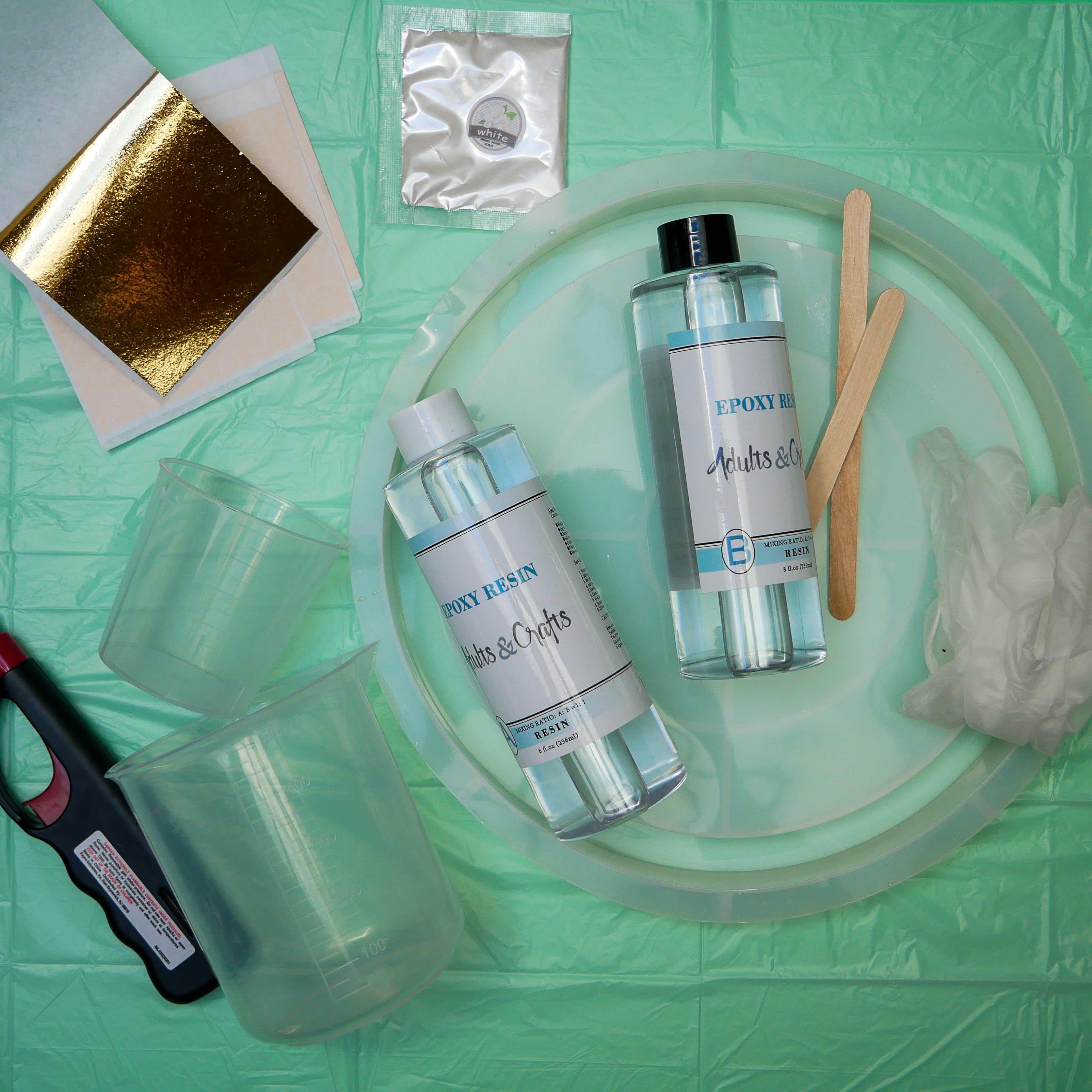 Virtual Gold Leaf Resin Tray Craft Class