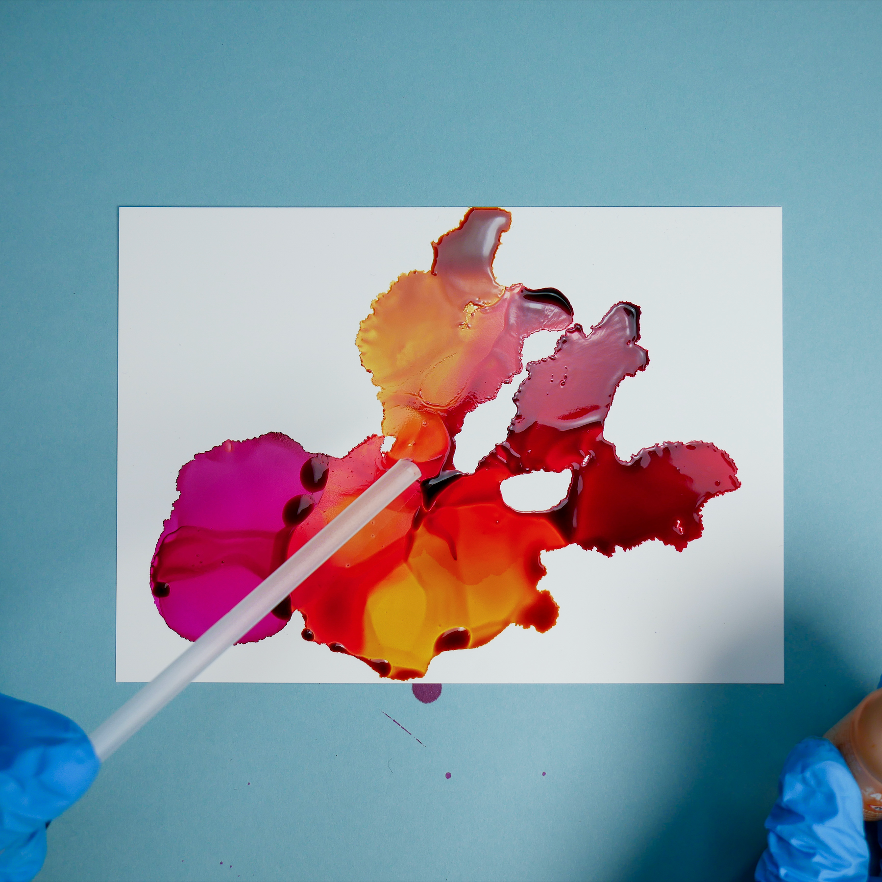Framed Alcohol Ink & Yupo Paper Kit