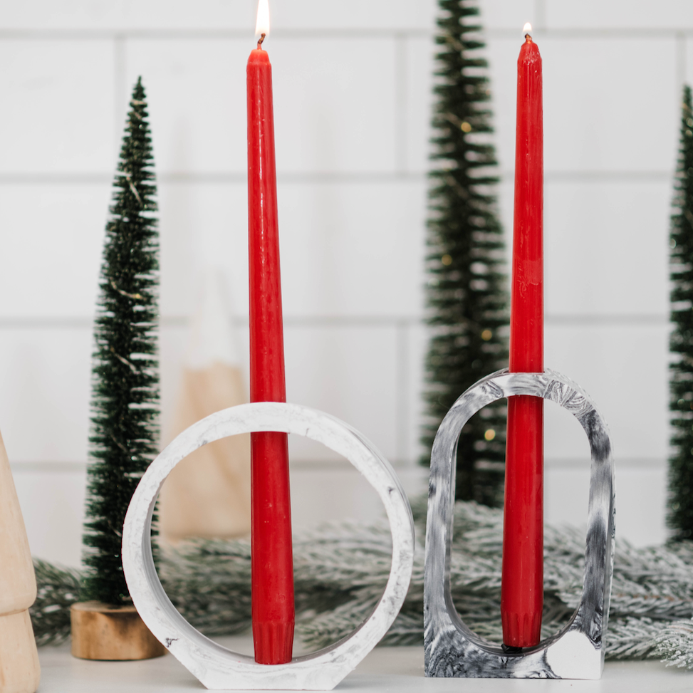 Virtual Holiday Marbled Vases Class