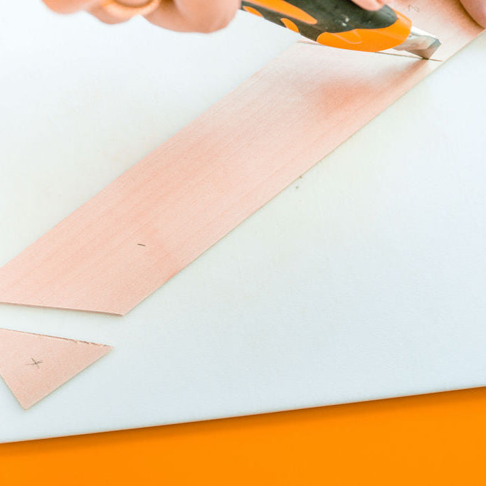 Chevron Wood Tray Kit