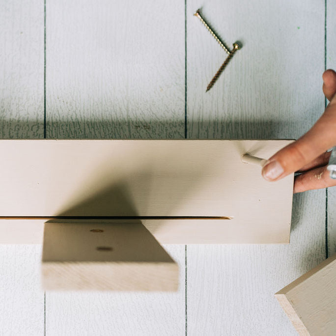 Hanging Mirror Shelf Kit