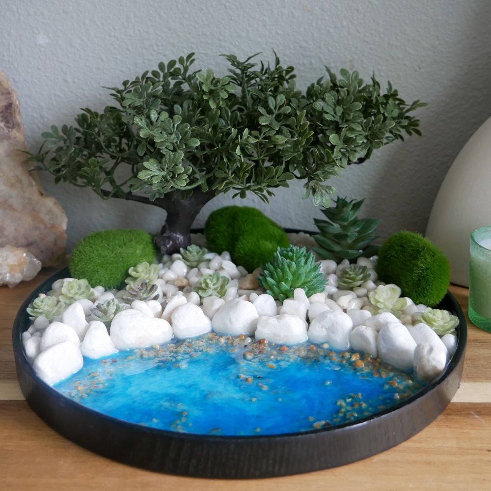 Virtual Resin Zen Garden Craft Class
