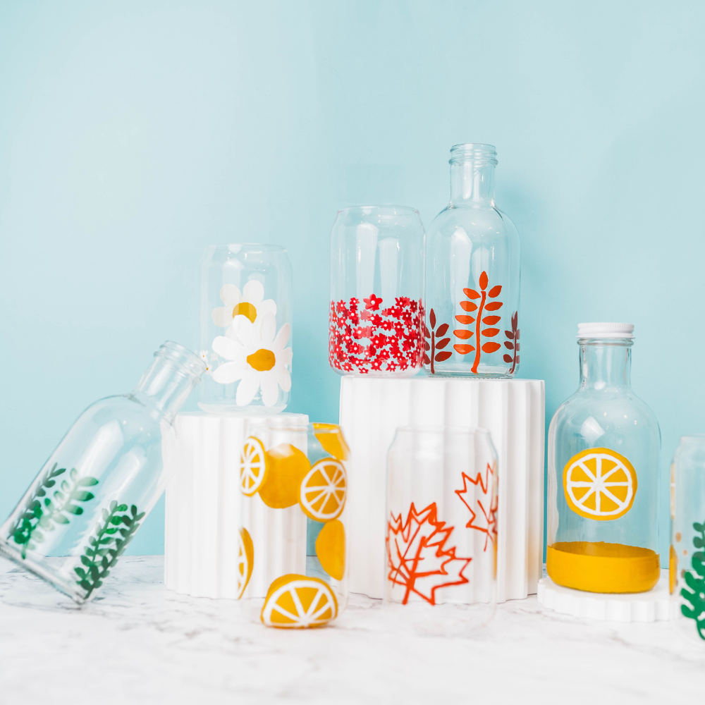 Enamel Glass Painting Family-Style Craft Pack