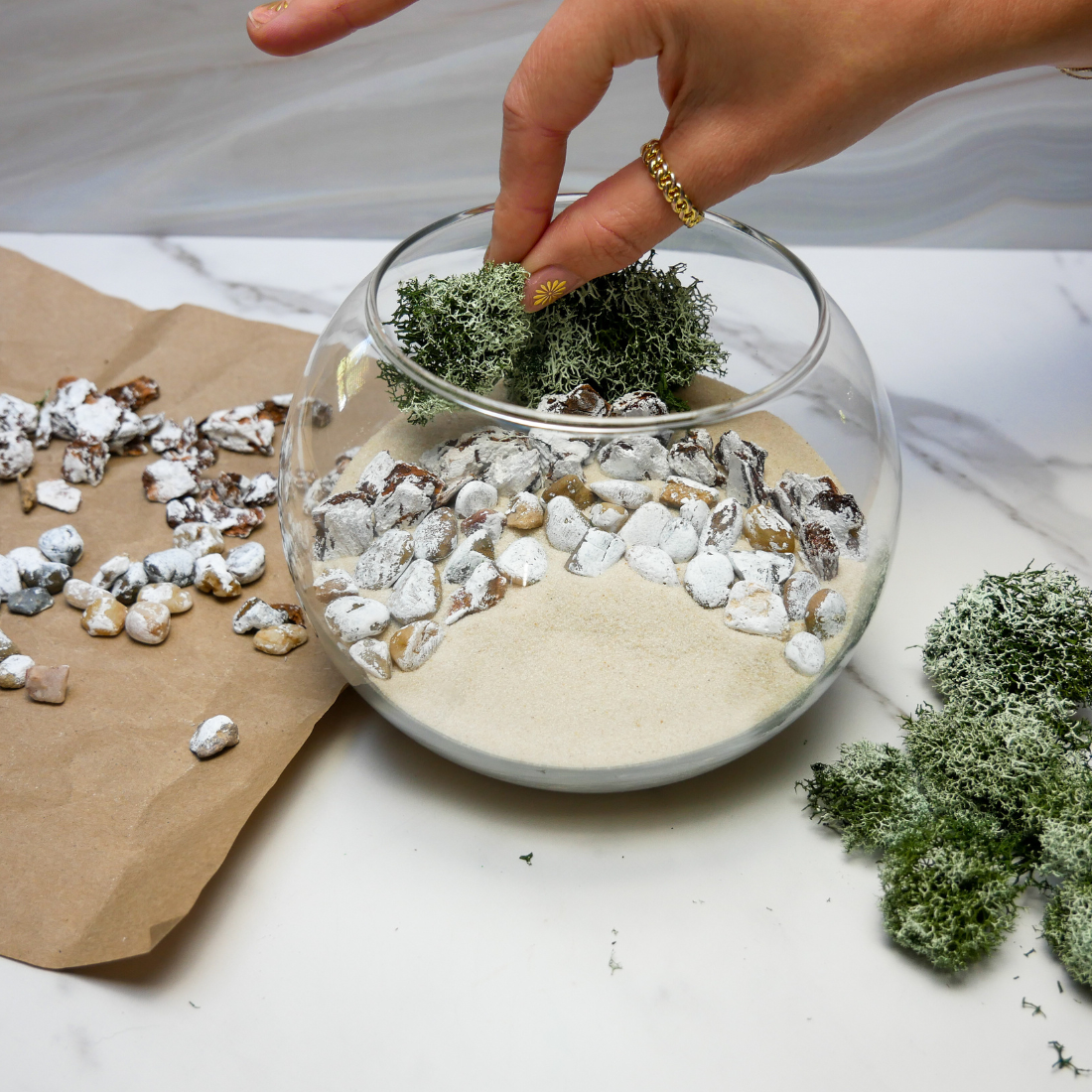 Virtual Winter Wonderland Resin Terrarium Class