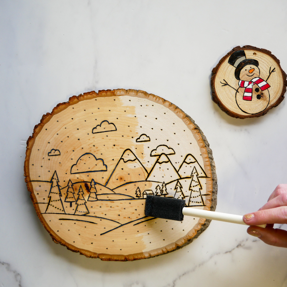 Virtual Holiday Wood Burning Class