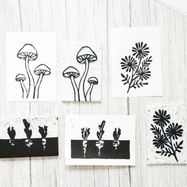 Premium linocut & print kit postage included