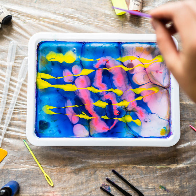 DIY Marbling Paint Art Kit Painting On Water Kits For Kids