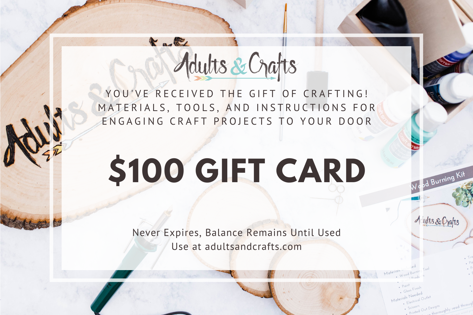 Adults & Crafts Gift Card