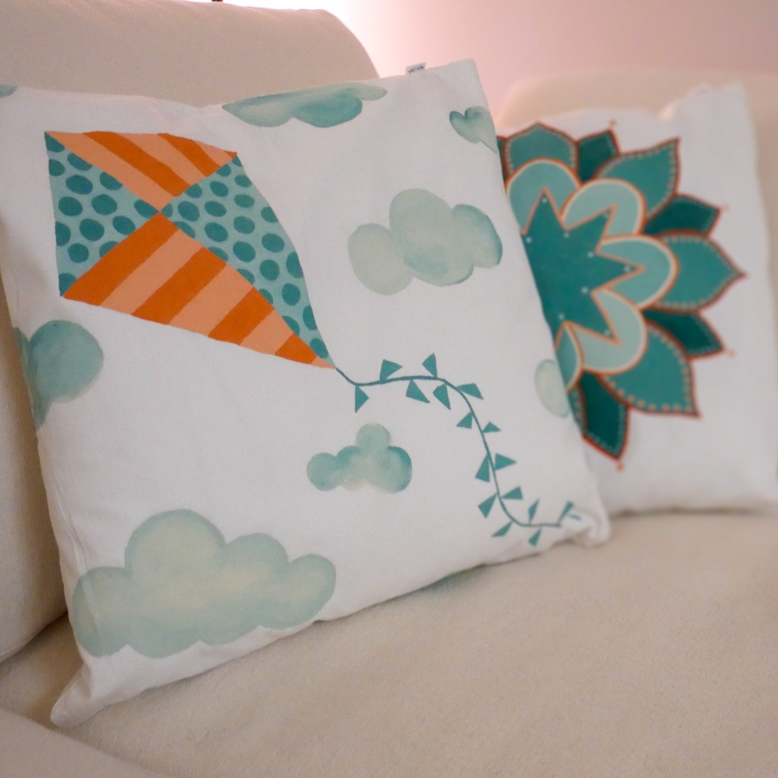 Painted Throw Pillows Family Style Craft Pack