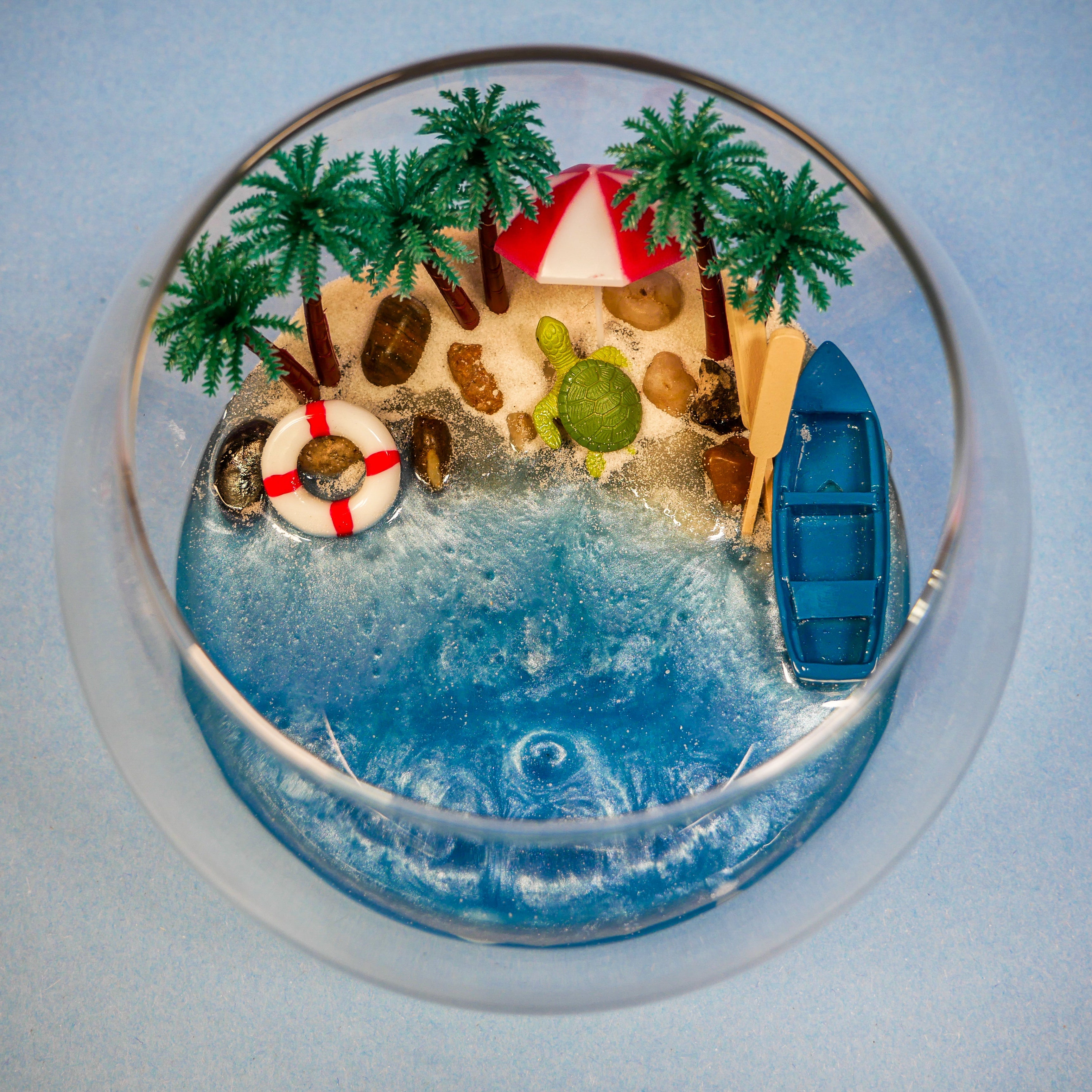 Virtual Beach Resin Terrarium Craft Class