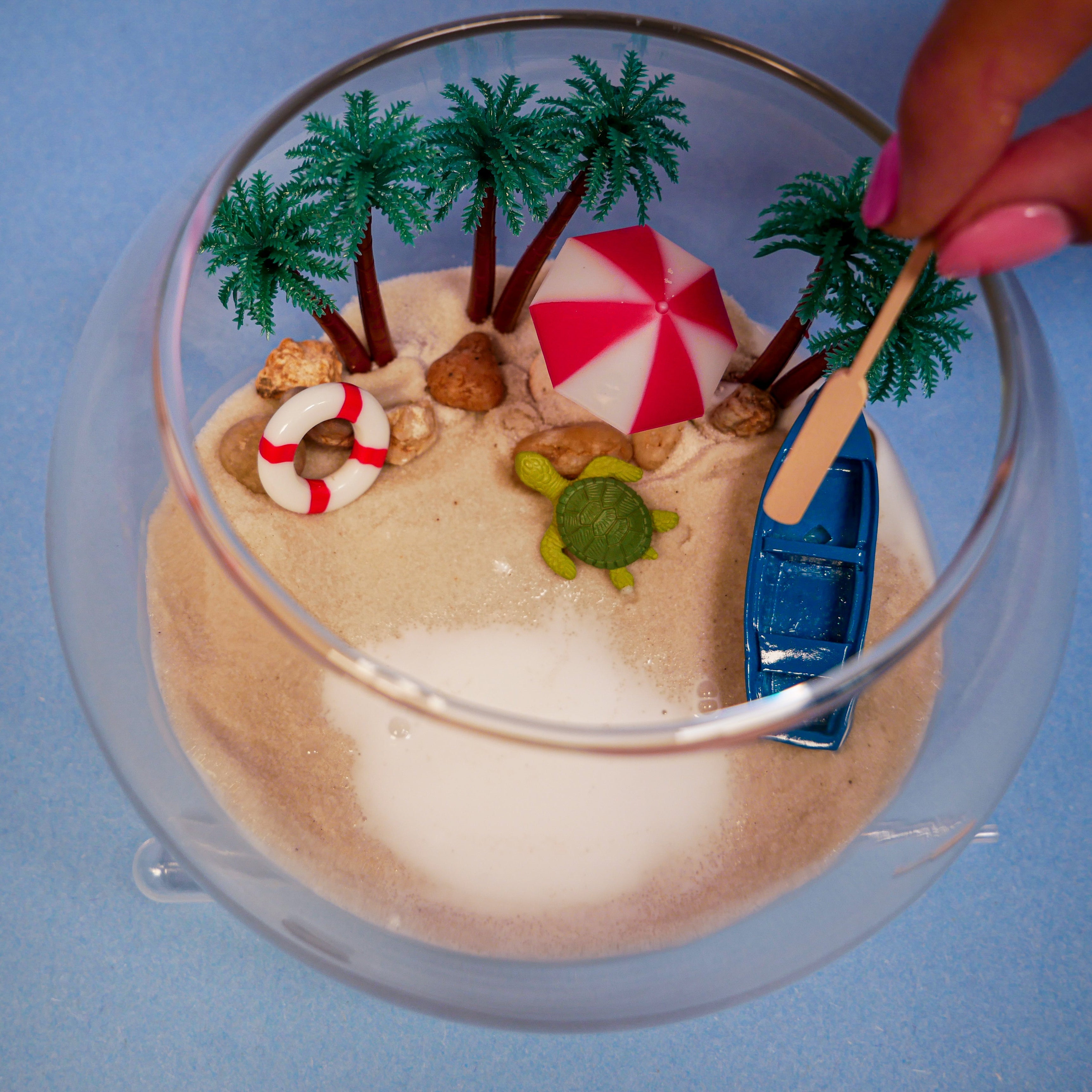 Virtual Beach Resin Terrarium Craft Class