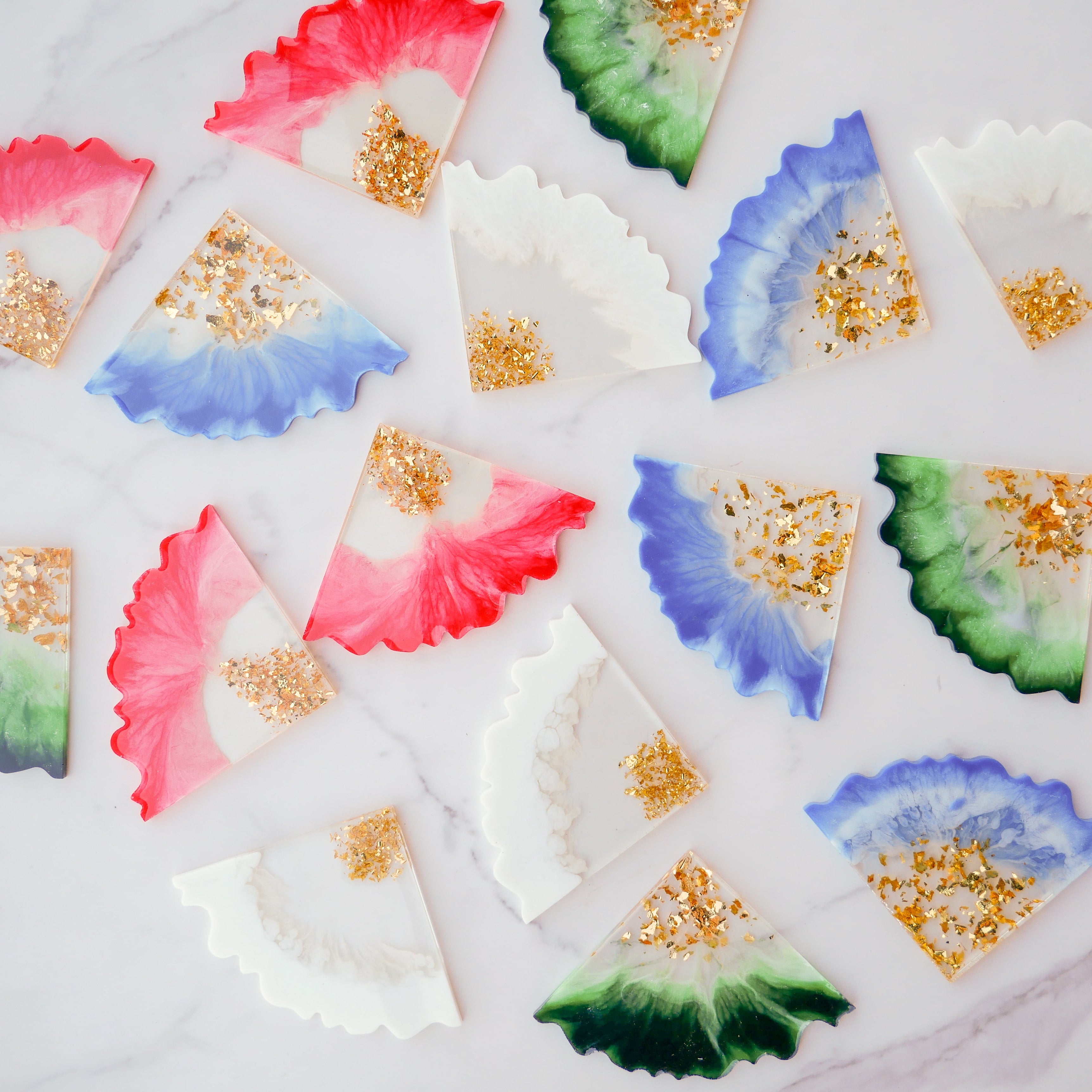 Virtual Holiday Resin Coaster Class
