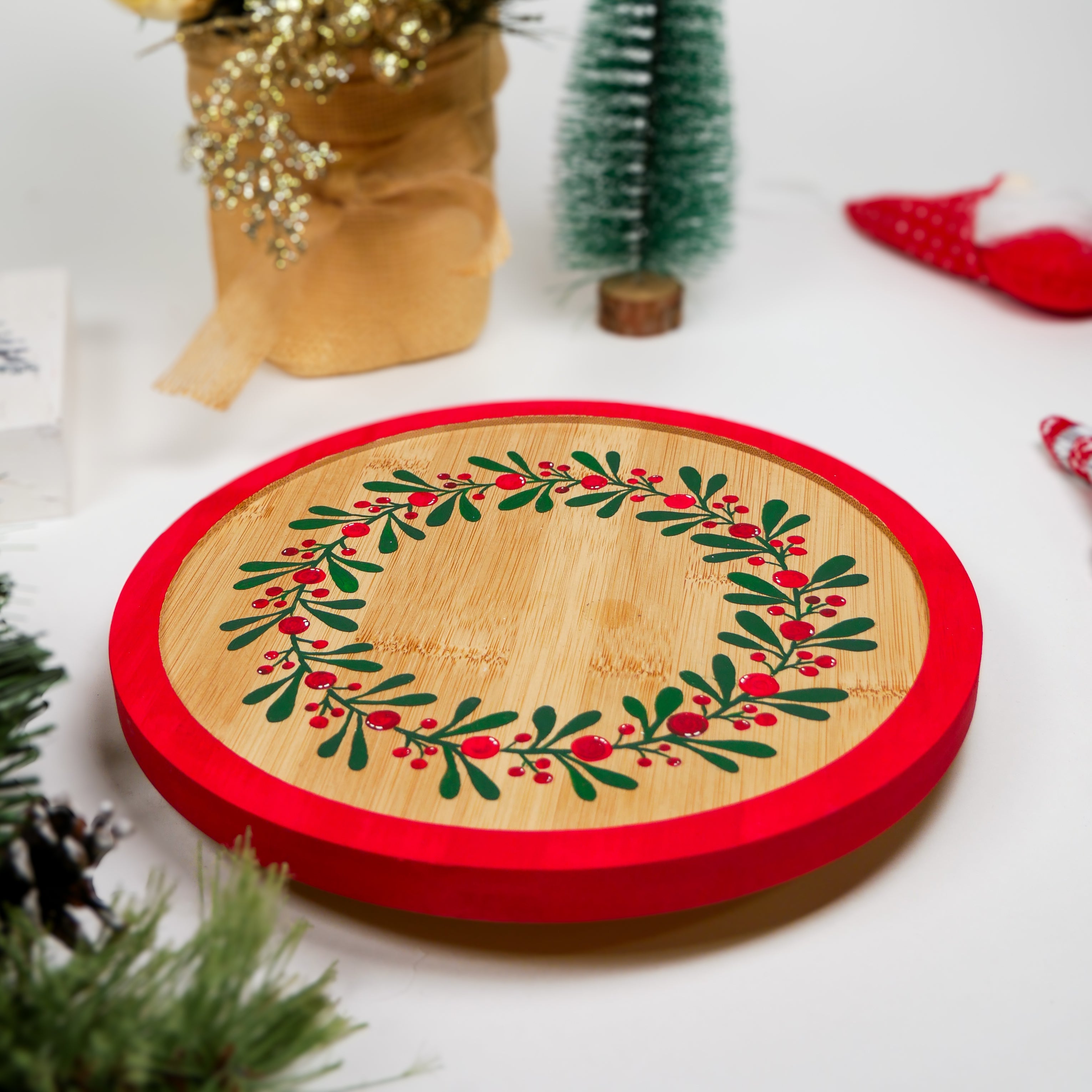 Holiday Bamboo Turntable Kit