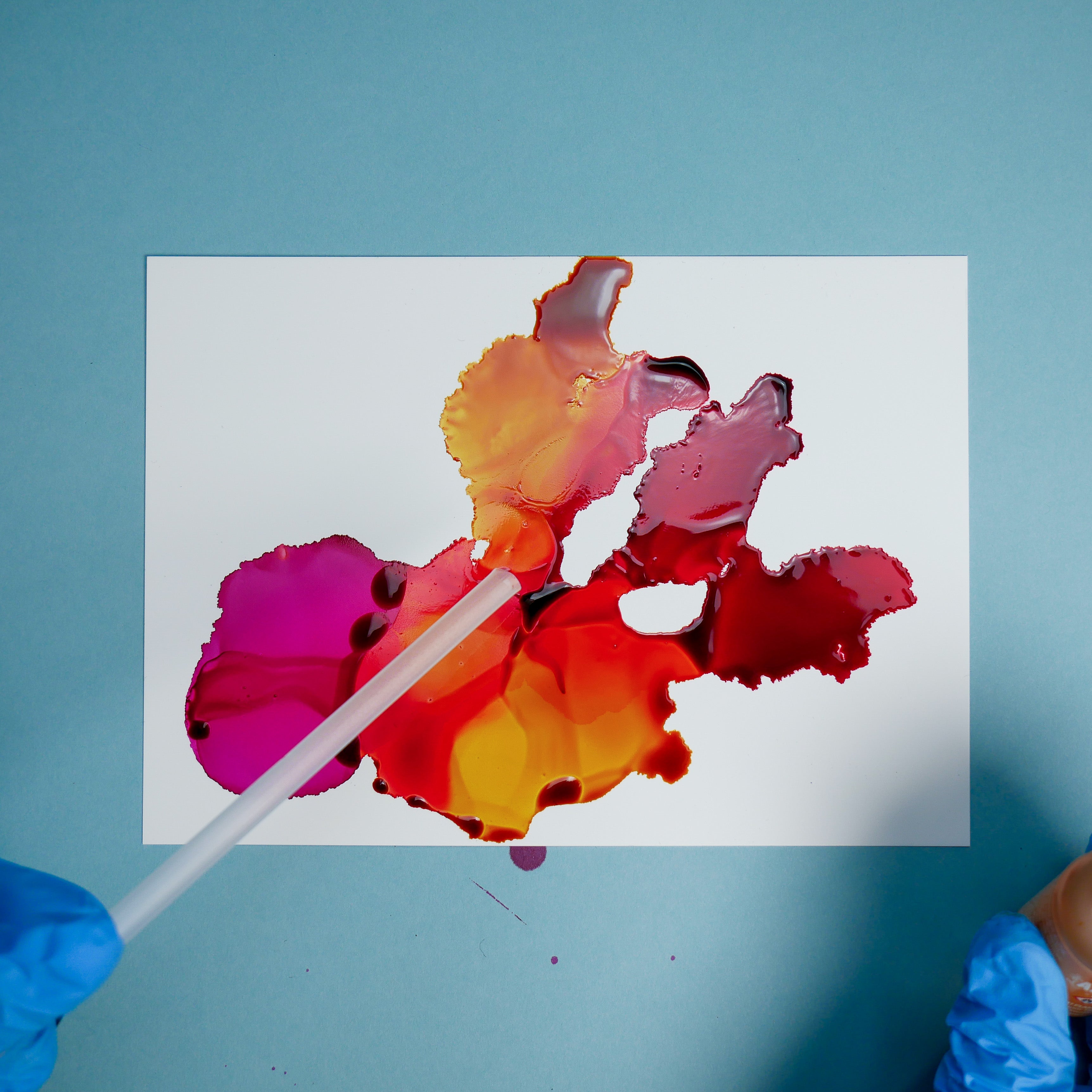 Virtual Alcohol Ink Craft Class