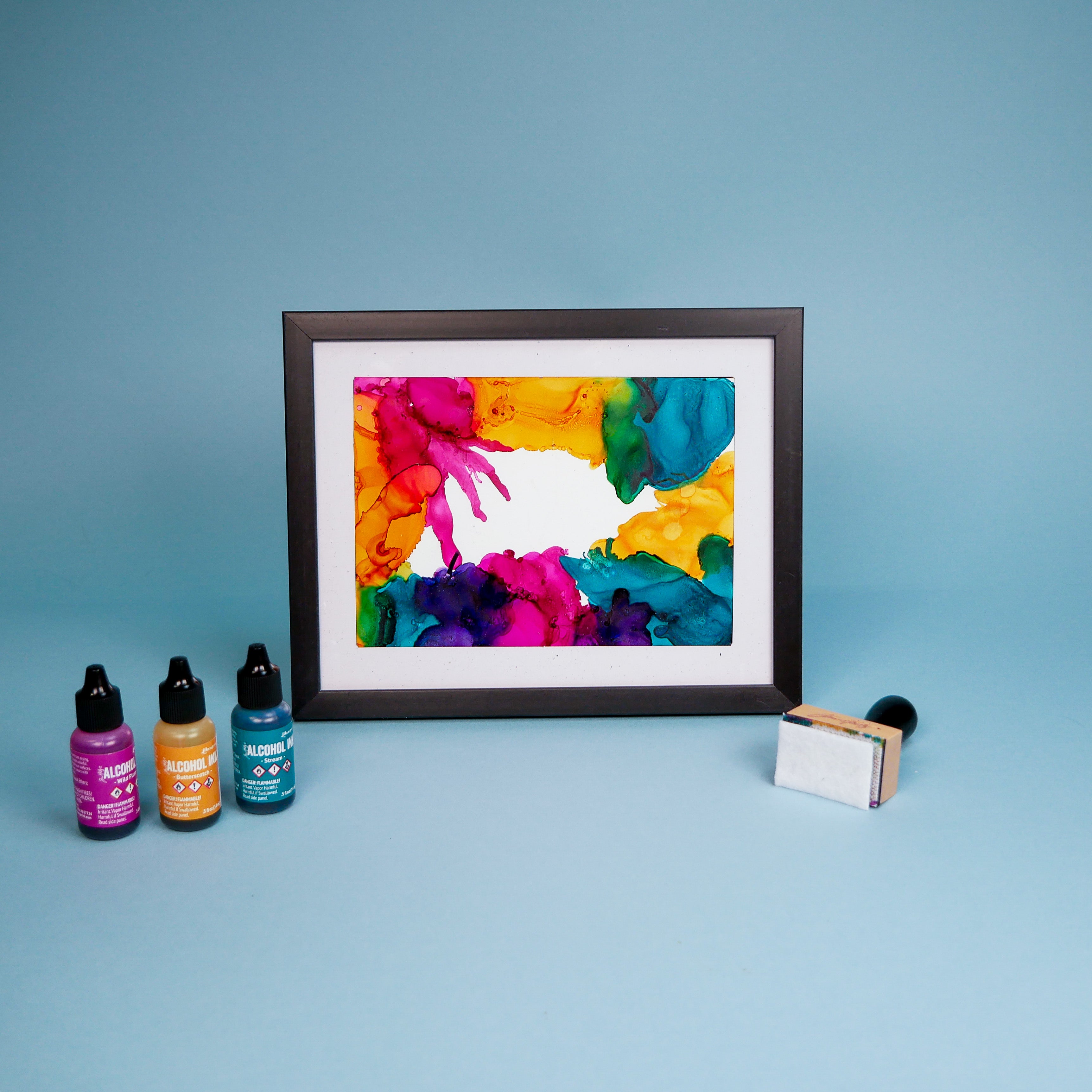 Virtual Alcohol Ink Craft Class