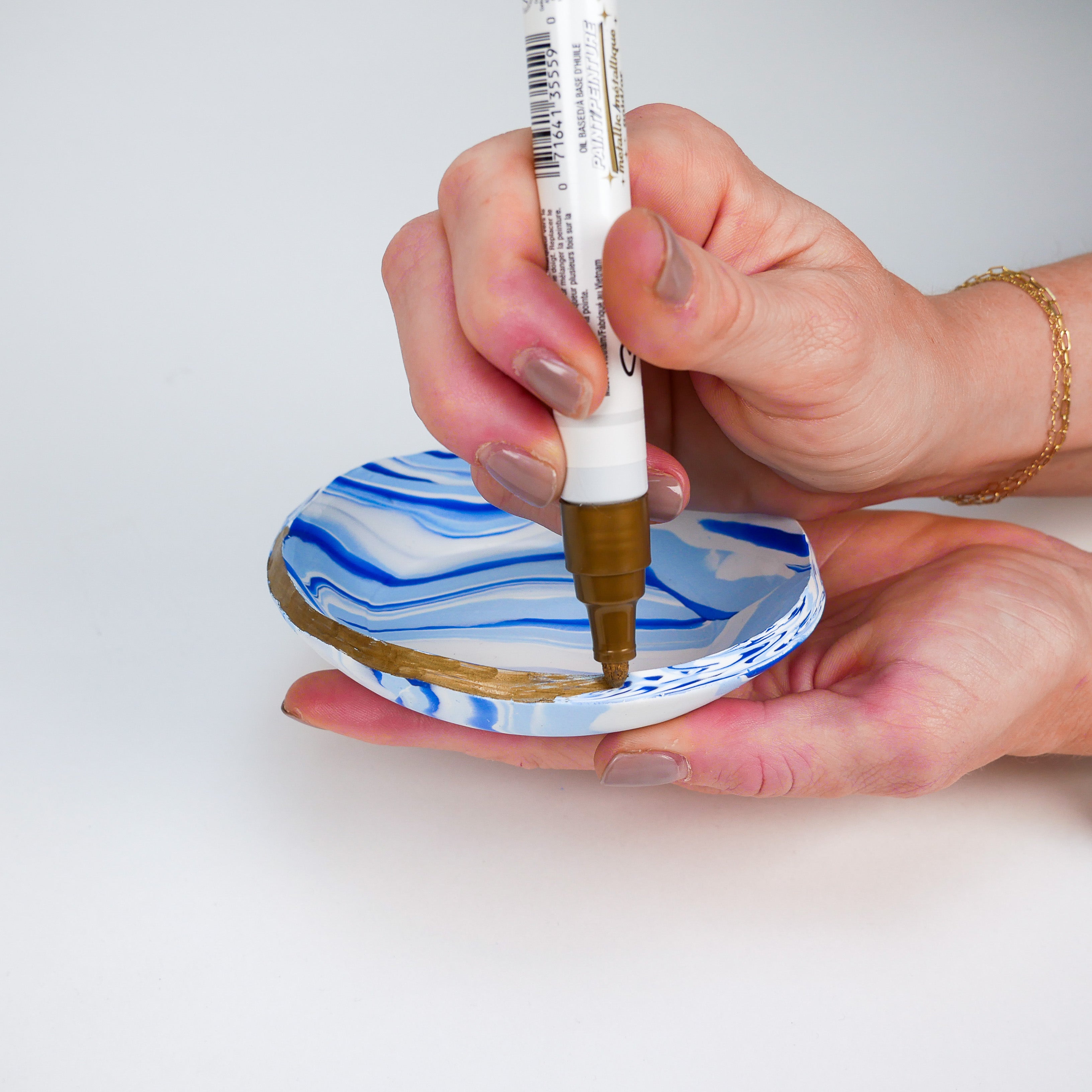 Virtual Marbled Clay Dish Craft Class