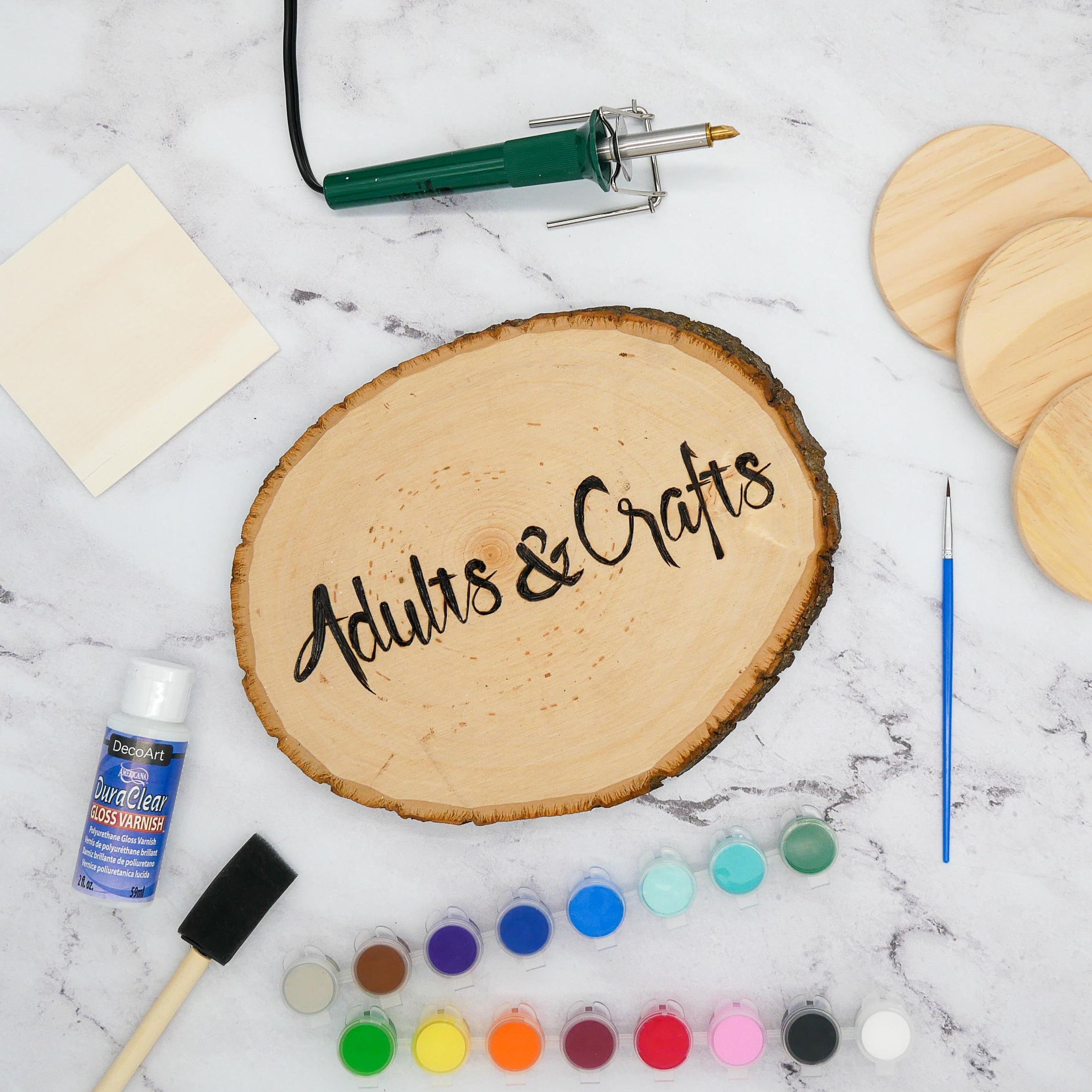 Adults & Crafts Wood Burning Kit