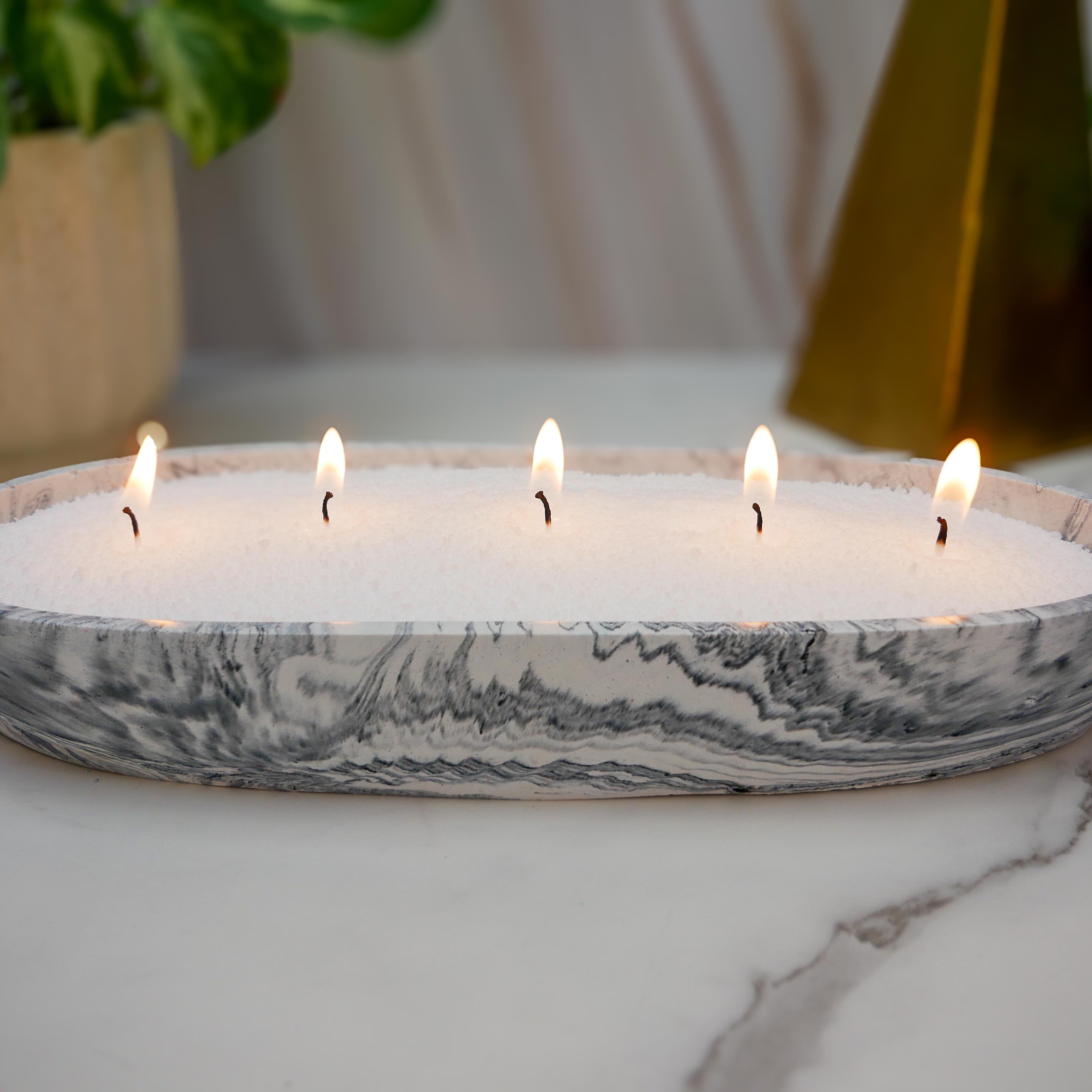 Marbled Bowl Sand Candle Kit