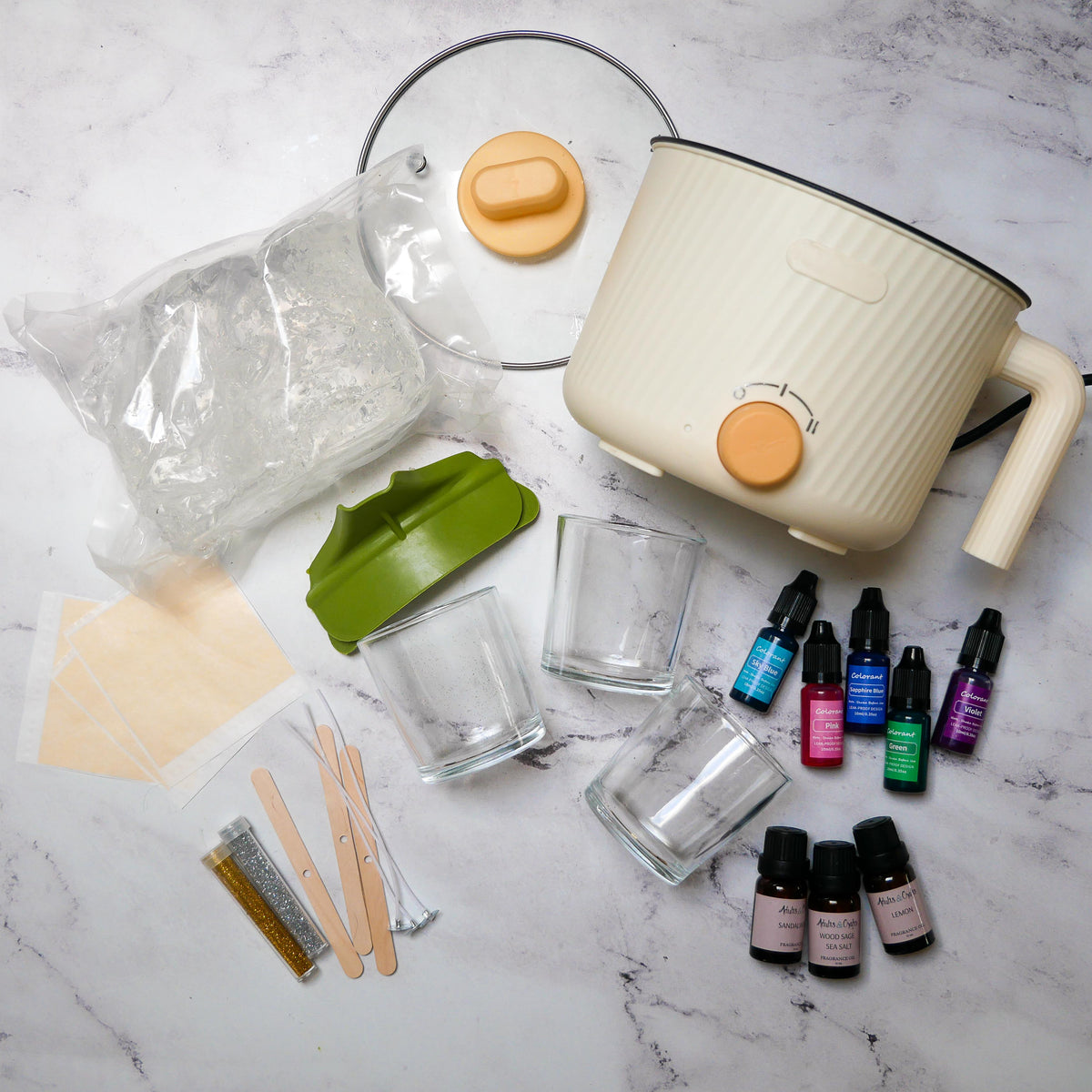 Virtual Galaxy Gel Wax Candle Class
