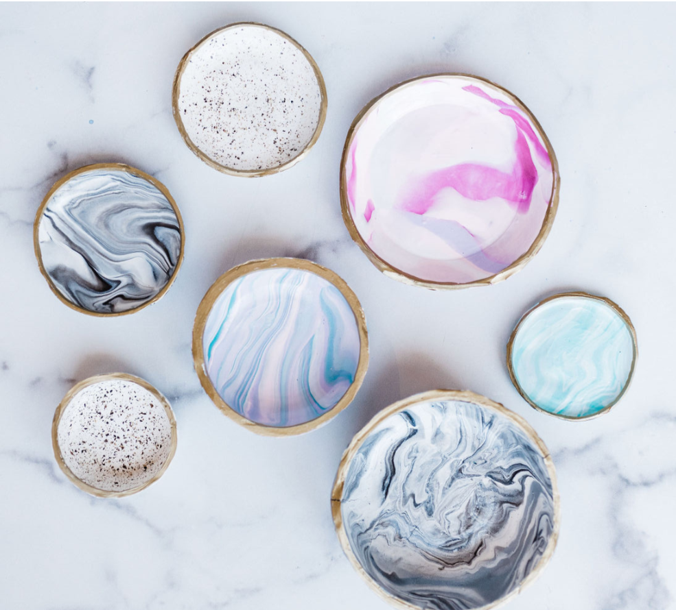 Marbling Clay Family Style Craft Pack