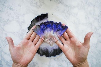Agate Resin Coasters Kit – Adults and Crafts
